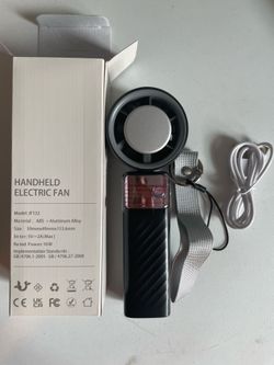 Portable Handheld Turbo Fan - Foldable Mini Fan with Air Turbo Tech, LED Display