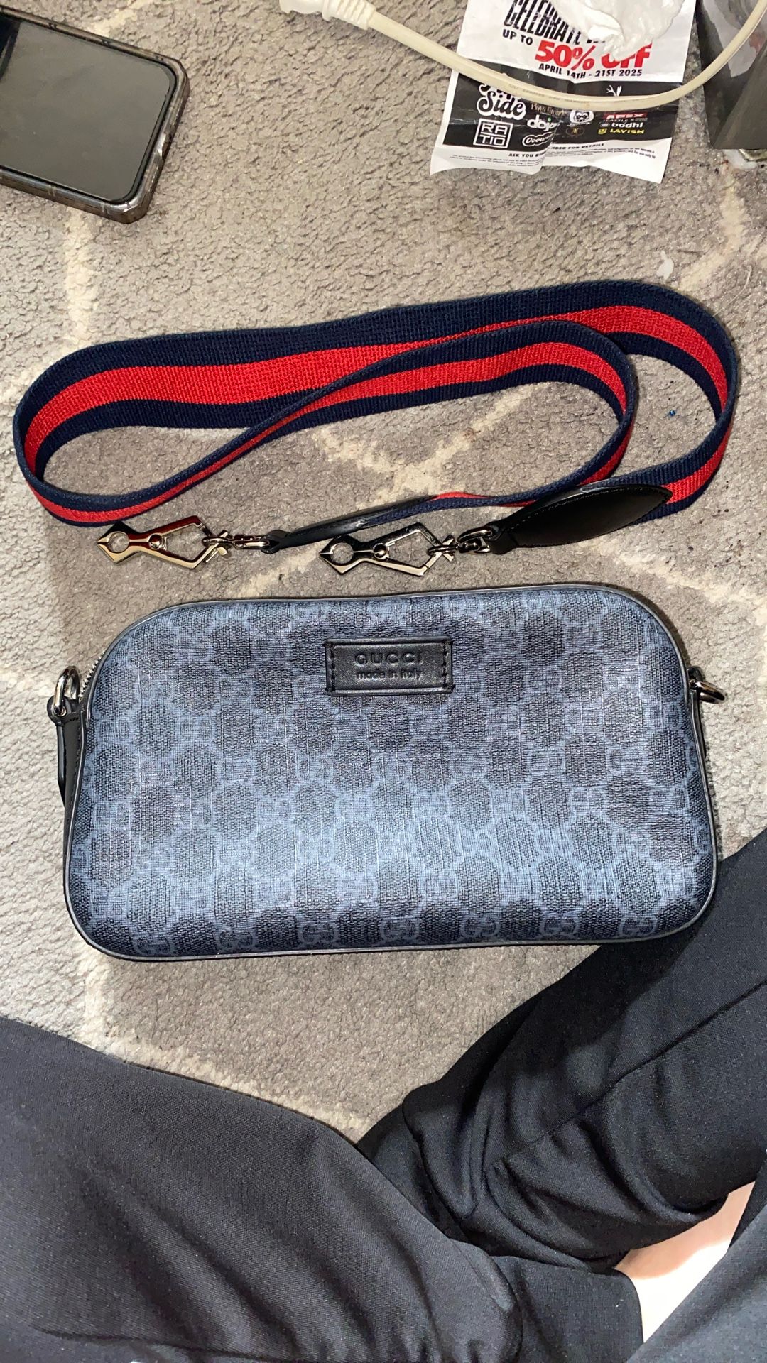 GG Supreme Small Black/Grey