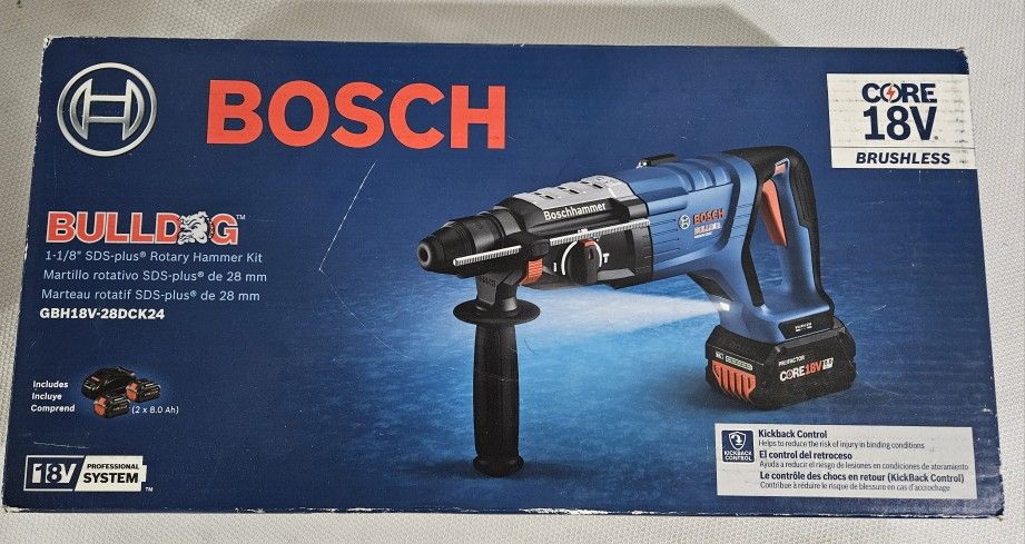 Bosch Cordless Hammer Drill, New, Never Opened