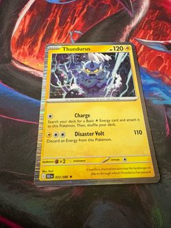 ⚡ Pokémon TCG – Thundurus (033/086) – Black Bolt – Reverse Holo – Only $0.25! ⚡