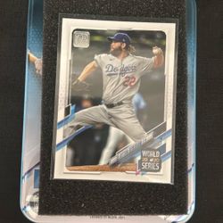 Clayton Kershaw Topps World Series 