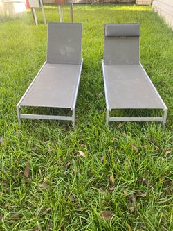 Foldable pool or Deck chairs