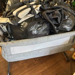 Bedside Bassinet And Clothes