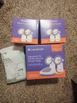 Lansinoh Signature Pro Double Electric Breast Pump Bundle