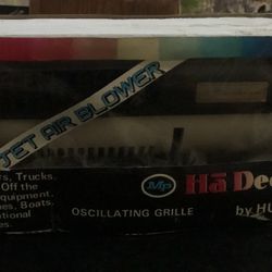 Jet Air Blower Oscillating Grille Fan