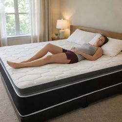 Brand New 14” Pillow Top King Size Mattress – Top Quality & Fast Same-Day Delivery 🚛 All Sizes Available!