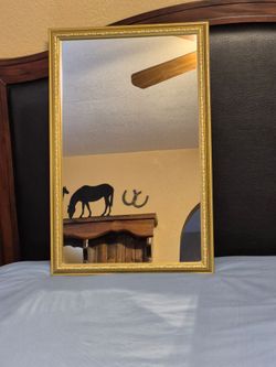 Mirror 28.5" x 18.5 " Gold frame