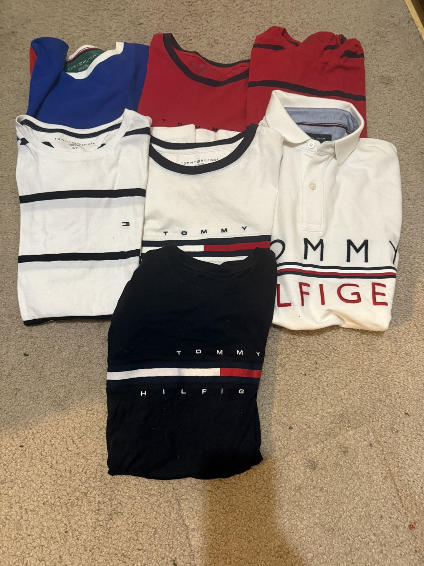 Lot Of  Tommy Hilfiger Men’s shirts Size S