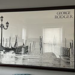 Black And White Venice 1969 George Rodgers Art Print Large 