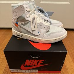 Jordan 1 High Virgil Abloh Archive “Alaska” Sz: 5.5 Men