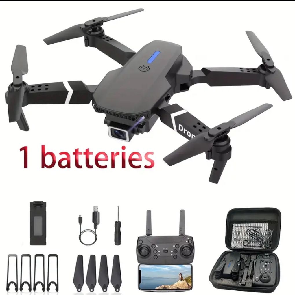 Dual-Camera Drone With Premium Motor | Smart Tracking & Stable Hovering | Rechargeable Remote Control Aircraft For Outdoor Adventures | Easy For Begin