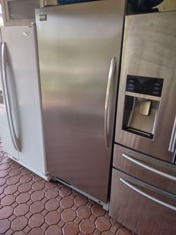 French refrigerator stainless steel