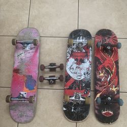 Skateboards and Trucks