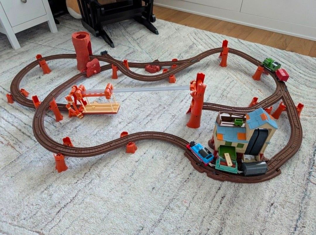 The Thomas & Friends Trackmaster Zip Zoom Adventure Logging Train Set