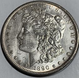 1890 S Morgan Silver Dollar