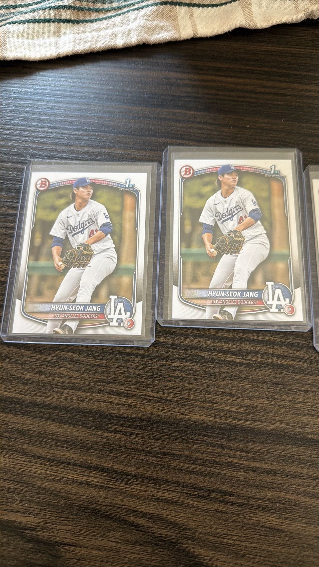 Hyun-Seok Jang 1st Bowman 2025 Bowman Los Angeles Dodgers #BP-51