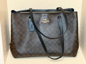 Coach Large Carryall Avenue Signature Purse No K1979-F79987