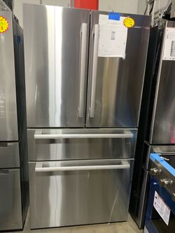 Bosch Refrigerator with 4 Doors Stainless Steel, Take it for Zero Down Ask for Details
