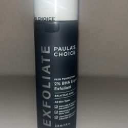 Paulas Choice--SKIN PERFECTING 2% BHA Liquid Salicylic Acid Exfoliant--Facial Exfoliant for Blackheads, Enlarged Pores, Wrinkles & Fine Lines, 4 oz Bo