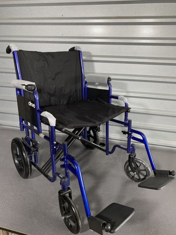 New Bariatric Transport Chair Wheelchair 22 Seat 450 Lb Capacity Cal For In Fort Worth Tx Offerup