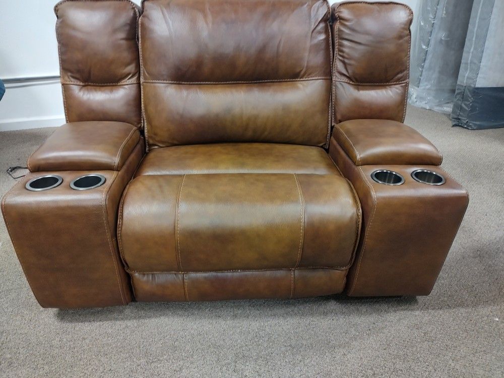 New Leather TV Chair