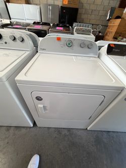 Whirlpool White gas Dryer