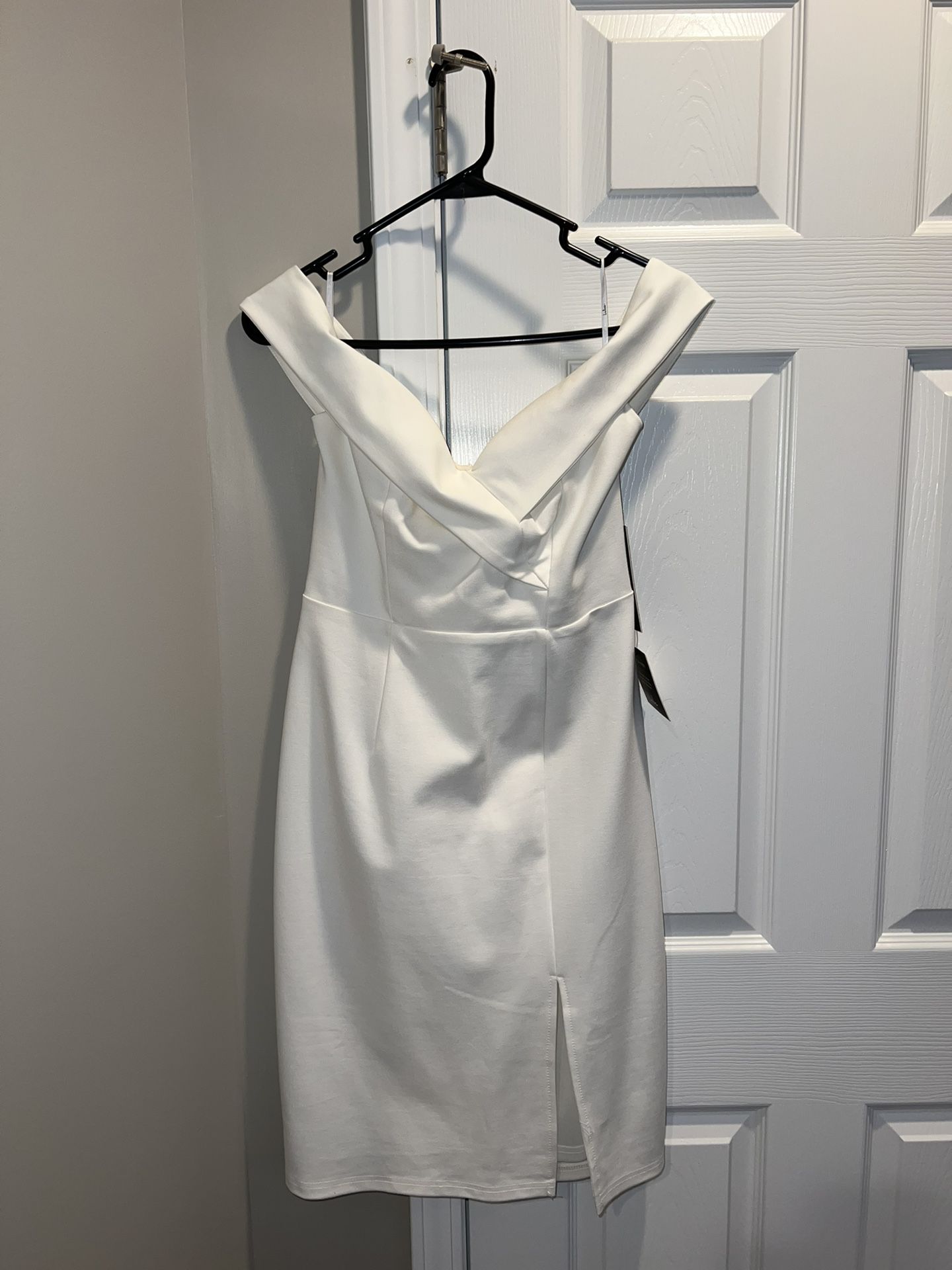 Lulus White Off Shoulder Bodycon Dress