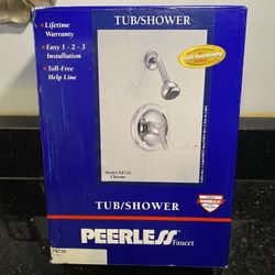 PEERLESS Faucet Tub Shower Model P8720 Chrome