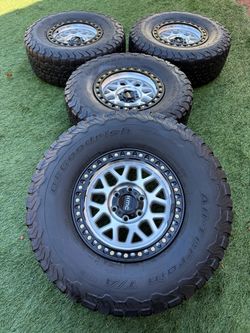Kmc Ford f150 wheels and tires raptor wheels