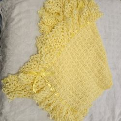 Handmade Knitted/crocheted Baby blankets.