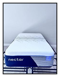 Nectar Luxe Hybrid, Twin, Like New, Delivery Available
