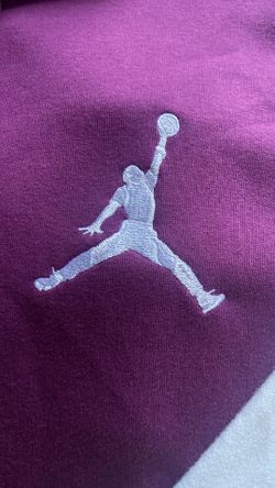 AIR JORDAN APPAREL PURPLE & CREAM WHITE HOODIE 