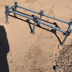 Cast Iron Table Says England Stamped On It From London 