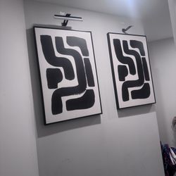 Wall art modern  2pc