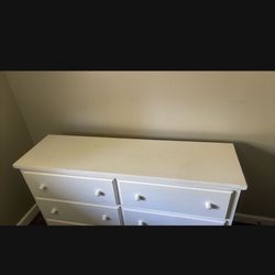 Bed Mattress Dresser Vanity  And Chair 