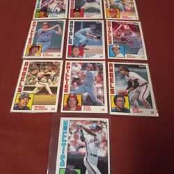 1984 Topps Baseball,  Missing 5 Cards Including Mattingly,  Commons 