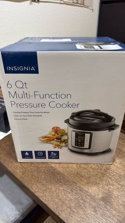 New Insignia 6 qt Multi-Function Digital Pressure Cooker
