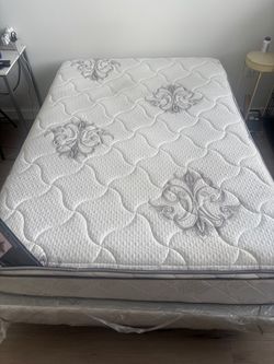 Selling Full Mattress, Foundation, Rails