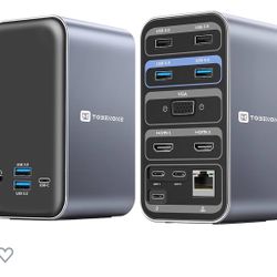 Riven Dual Monitor Docking Station - 13 Ports