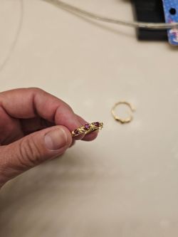 Like new 10kt earrings I dont need