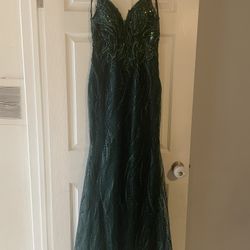 Emerald Green Night Dress