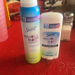 Secret Whole Body  6 each 