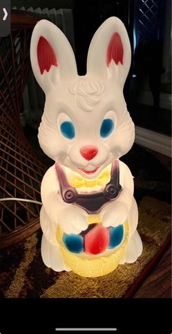Easter bunny blow mold
