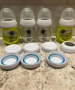 Glass Joovy Boob Bottles set of 4