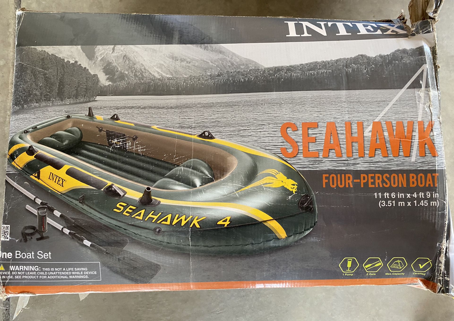 Photo Intex Seahawk 4 Inflatable Boat