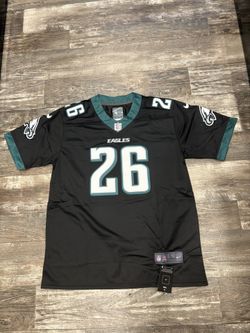 Saquon Barkley (S/M) black Philadelphia Eagles football jersey