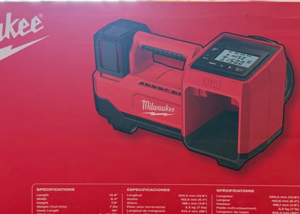 Milwaukee inflator