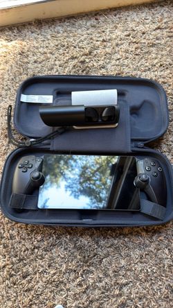 PlayStation portal and earbuds with protective case