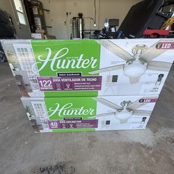 Hunter Avia 48” Ceiling Fan with Remote and LED light