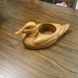 Vintage  Phase IV Heavy Mallard Duck Plant Holder